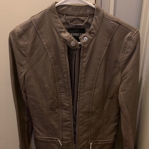 Express leather jacket